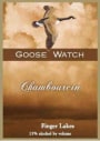 Goose Watch Winery Chambourcin 2011 Front Label