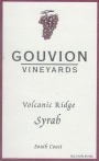 Gouvion Vineyards Volcanic Ridge Syrah 2007 Front Label