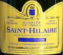 Saint Hilaire Limoux Extra Dry Front Label