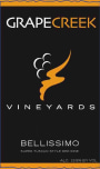 Grape Creek Vineyard Bellissimo 2009 Front Label