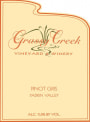 Grassy Creek Vineyard & Winery Pinot Gris 2012 Front Label