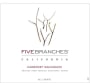 Five Branches California Cabernet Sauvignon Front Label