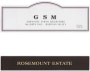 Rosemount Grenache-Syrah-Mouvedre G.S.M. 1999 Front Label