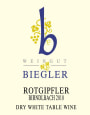 Weingut Biegler Brindlbach Trocken Rotgipfler 2010 Front Label