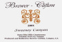 Brewer-Clifton Sweeney Canyon Chardonnay 2001 Front Label