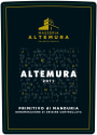 Masseria Altemura Primitivo di Manduria 2011 Front Label