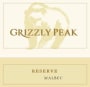 Grizzly Peak Winery Reserve Malbec 2013 Front Label