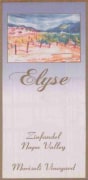 Elyse Morisoli Vineyard Zinfandel 2002  Front Label