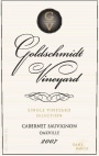 Goldschmidt Vineyard Game Ranch Cabernet Sauvignon 2007  Front Label