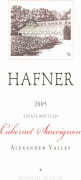 Hafner Vineyard Cabernet Sauvignon 2005 Front Label
