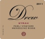 Drew Mendocino Ridge Perli Vineyard Syrah 2011  Front Label
