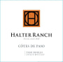Halter Ranch Cotes de 2012 Front Label