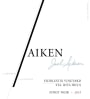 Aiken Fiddlestix Vineyard Pinot Noir 2013 Front Label