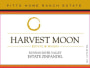 Harvest Moon Winery Pitts Home Ranch Zinfandel 2008 Front Label