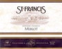 St. Francis Merlot 1999 Front Label