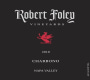 Robert Foley Vineyards Charbono 2010 Front Label