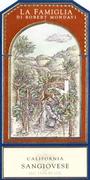 La Famiglia Sangiovese 1996 Front Label