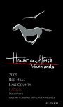 Hawk and Horse Vineyards Latigo Dessert Wine 2009 Front Label