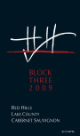 Hawk and Horse Vineyards Block Three Cabernet Sauvignon 2009 Front Label