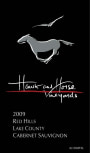 Hawk and Horse Vineyards Cabernet Sauvignon 2009 Front Label