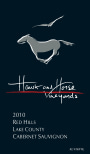 Hawk and Horse Vineyards Cabernet Sauvignon 2010 Front Label