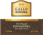 Gallo of Sonoma Frei Ranch Zinfandel 1998 Front Label