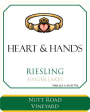 Heart & Hands Wine Company Nutt Road Vineyard Riesling 2015 Front Label