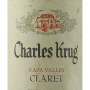 Charles Krug Claret (signs of past seepage) 1978 Front Label