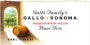 Gallo of Sonoma Pinot Gris 2000 Front Label
