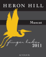 Heron Hill Winery Classic Muscat 2011 Front Label