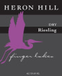 Heron Hill Winery Classic Dry Riesling 2013 Front Label