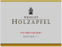 Weingut Holzapfel Vorderseiber Smaragd Riesling 2011 Front Label