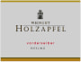 Weingut Holzapfel Vorderseiber Smaragd Riesling 2015 Front Label