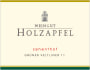Weingut Holzapfel Zehenthof Federspiel Gruner Veltliner 2011 Front Label