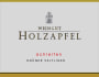 Weingut Holzapfel Achleiten Smaragd Gruner Veltliner 2015 Front Label