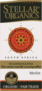 Stellar Organic Winery No Added Sulphur Organic Merlot 2016  Front Label
