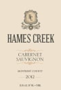 Hames Creek Monterey County Cabernet Sauvignon 2012  Front Label