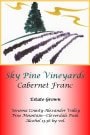 BobDog Winery Sky Pine Vineyards Cabernet Franc 2014 Front Label