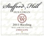 Holloran Vineyard Wines Stafford Hill Riesling 2011 Front Label