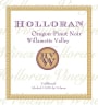 Holloran Vineyard Wines Pinot Noir 2012 Front Label