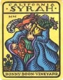 Bonny Doon California Syrah 2000 Front Label