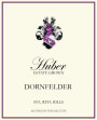 Huber Estate Dornfelder 2014 Front Label