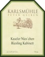 Weingut Karlsmuhle Kaseler Nies'chen Kabinett Riesling 2011 Front Label