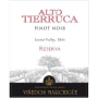 Alto Tierruca Reserva Pinot Noir 2017 Front Label