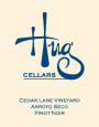 Hug Cellars Cedar Lane Vineyard Pinot Noir 2009 Front Label