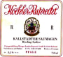 Koehler-Ruprecht Kallstadter Saumagen R Auslese Riesling 2008 Front Label