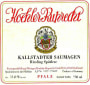 Koehler-Ruprecht Kallstadter Saumagen Spatlese Riesling 2014 Front Label