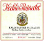 Koehler-Ruprecht Kallstadter Saumagen Auslese Trocken Riesling 2012 Front Label