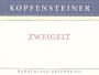 Weingut Kopfensteiner Zweigelt 2007 Front Label
