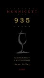 Hunnicutt Wines Lot 9-3-5 Cabernet Sauvignon 2006 Front Label